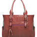 ЗАД - Женские сумки оптом - ALBERTA - стильная сумка терракотового цвета от TRENDY BAGS