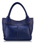 Фас - Женская сумка из натуральной кожи темно-синего цвета RAINBOW от Trendy Bags