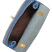 Верх - Голубая женская сумка DELICE из натуральной кожи оптом от TRENDY BAGS