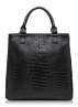 Женская сумка под крокодила из натуральной кожи модель AFINA, Trendy Bags. Фас.
