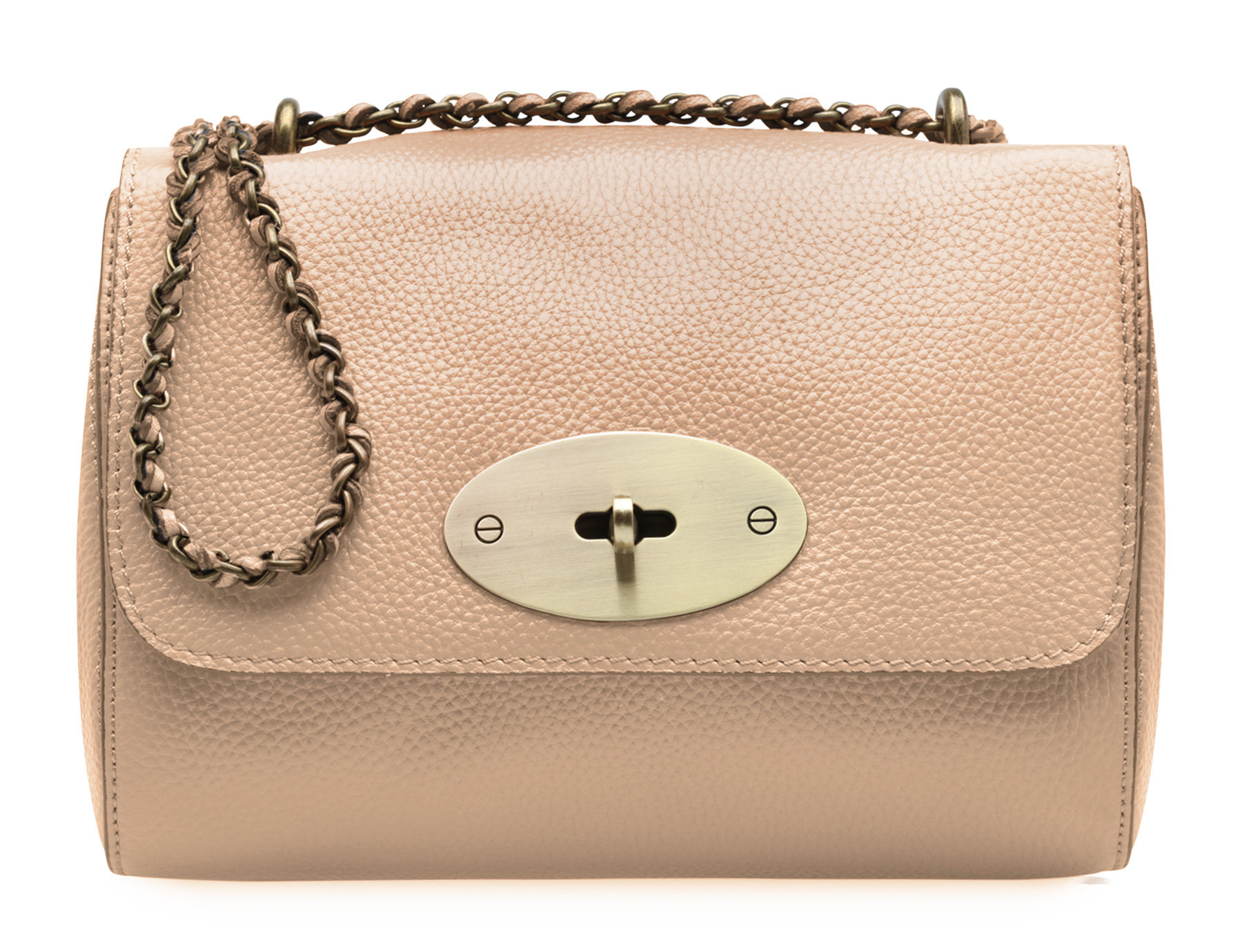 Фас - Женская сумка бежевого цвета DELICE из натуральной кожи оптом от TRENDY BAGS