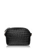 Сумки опт Москва - женская плетеная сумка черного цвета SAVON от TRENDY BAGS - ФАС