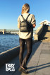 женский черный кожаный рюкзак SEMIRAMIS сумки оптом TRENDY BAGS. ФАС