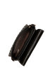 Женская сумка через плечо оптом - модель VENETA- плетеная сумка -черного цвета от Trendy Bags. ФАС