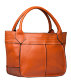 Фас - Женская сумка из натуральной кожи оранжевого цвета RAINBOW от Trendy Bags